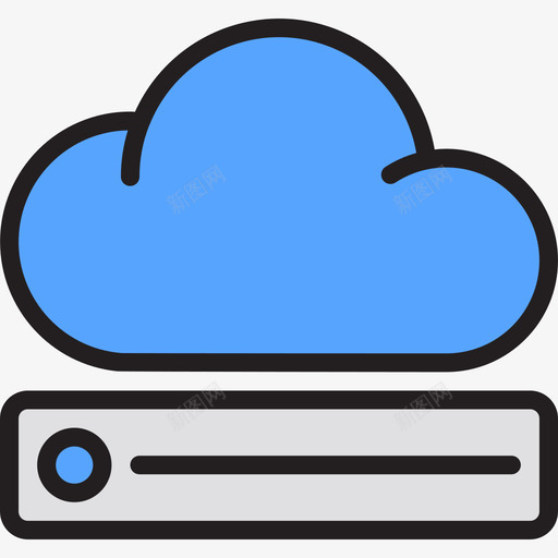网络计算机硬件线颜色图标svg_新图网 https://ixintu.com 线颜色 网络 计算机硬件