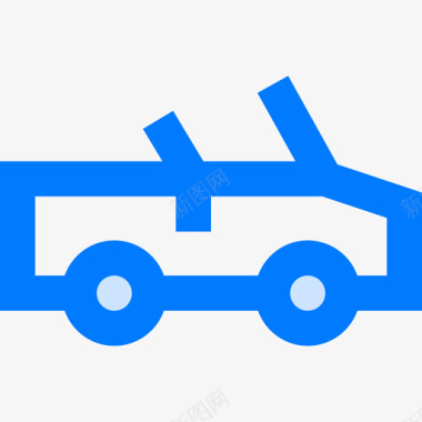 车运输102蓝色图标图标