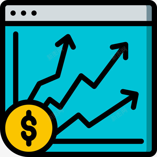 分析众筹5线性颜色图标svg_新图网 https://ixintu.com 众筹5 分析 线性颜色