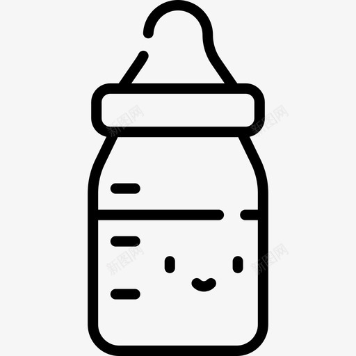奶瓶家庭生活10线性图标svg_新图网 https://ixintu.com 奶瓶 家庭生活10 线性