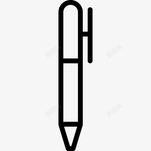 钢笔文具和办公室4直线型图标svg_新图网 https://ixintu.com 文具和办公室4 直线型 钢笔