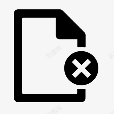 文件不可用文档已删除图标图标