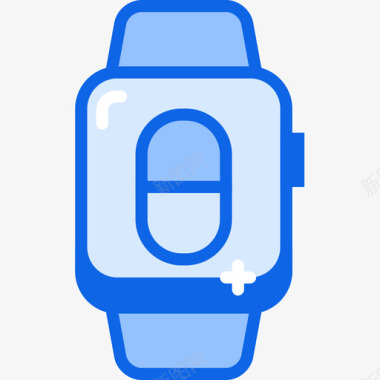 智能手表健身71蓝色图标图标