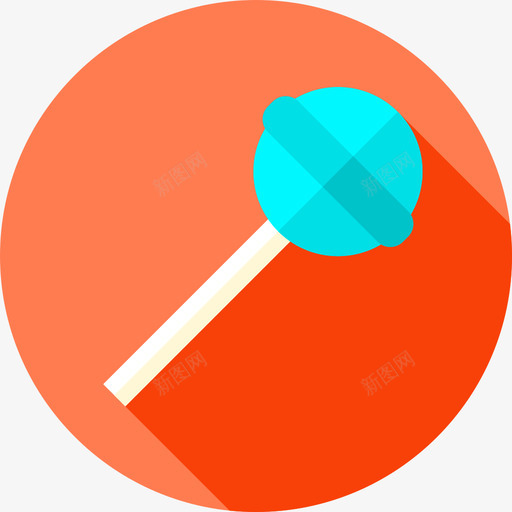 棒棒糖甜点和糖果2扁平图标svg_新图网 https://ixintu.com 扁平 棒棒糖 甜点和糖果2