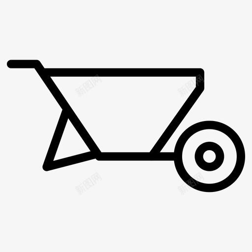 Wheelbarrowsvg_新图网 https://ixintu.com Wheelbarrow