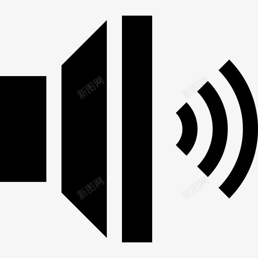 音量音频和视频2已填充图标svg_新图网 https://ixintu.com 已填充 音量 音频和视频2