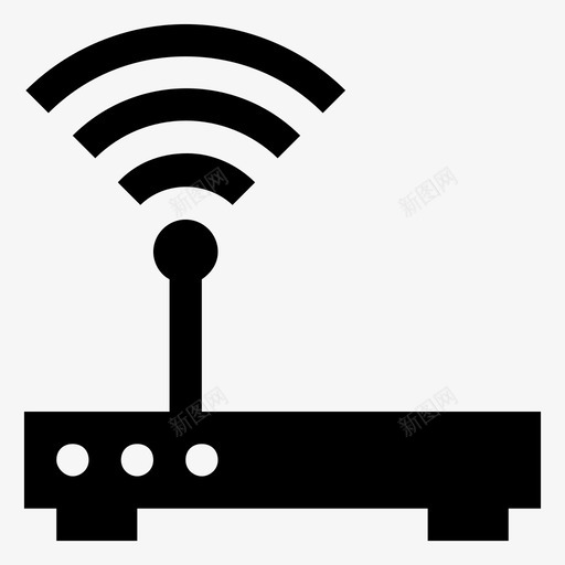 wifi路由器wifi区域无线保真度图标svg_新图网 https://ixintu.com wifi区域 wifi路由器 响应用户界面UI矢量图标 无线互联网 无线保真度 无线网络