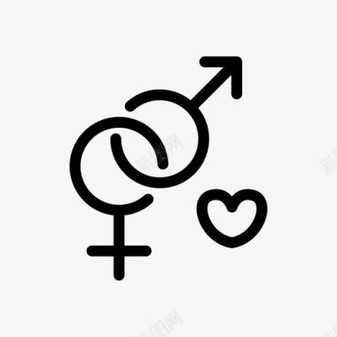 夫妻女性性别图标图标