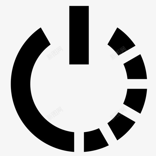 开和关符号电子pc图标svg_新图网 https://ixintu.com pc 停止 启动 开和关符号 技术 接口实体图标 电子