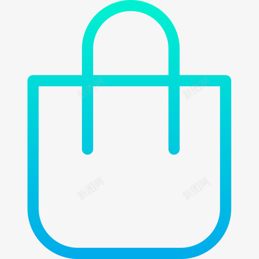 购物袋接口64渐变图标svg_新图网 https://ixintu.com 接口64 渐变 购物袋
