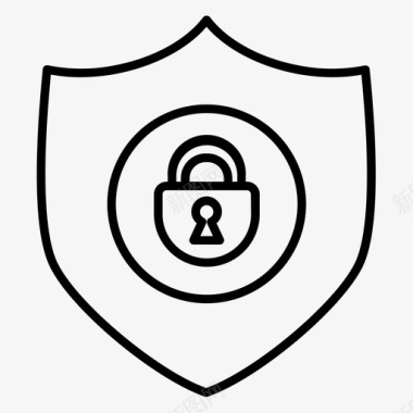 安全密码网络安全锁图标图标
