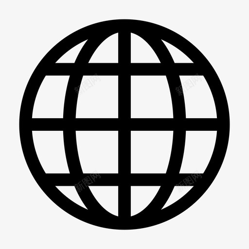 世界地球球体图标svg_新图网 https://ixintu.com 世界 地球 球体 行星