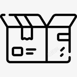 6盒6味盒回收6线性图标高清图片