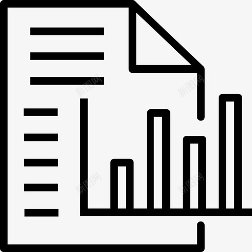 分析商业和金融28浅色图标svg_新图网 https://ixintu.com 分析 商业和金融28 浅色