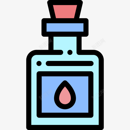瓶化学20线性颜色图标svg_新图网 https://ixintu.com 化学20 瓶 线性颜色