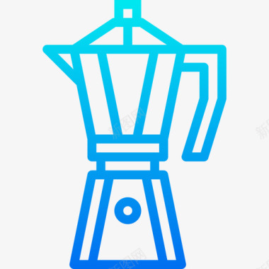 水壶咖啡25梯度图标图标