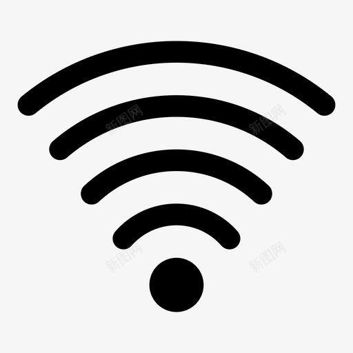 wifi互联网信号图标svg_新图网 https://ixintu.com wifi 互联网 信号 对齐wifi定位组织网络摄像头图表分类眼镜收集整理 无线 电信