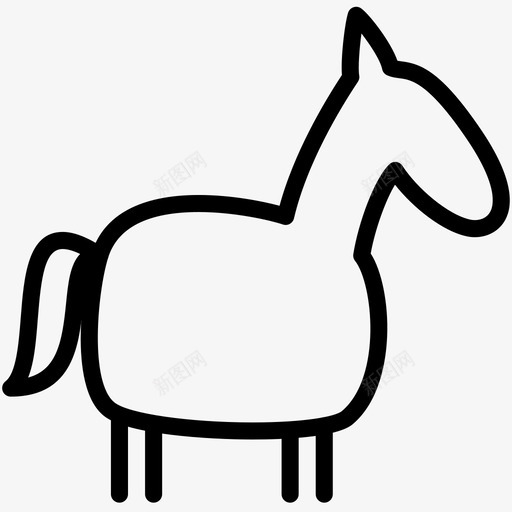 Horsesvg_新图网 https://ixintu.com Horse