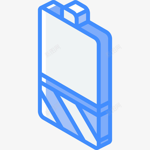 低电量基本装备16蓝色图标svg_新图网 https://ixintu.com 低电量 基本装备16 蓝色