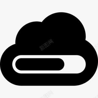 云加载栏连接互联网图标图标