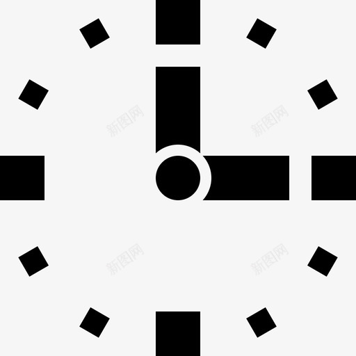 手表时钟指针图标svg_新图网 https://ixintu.com 仪器 商业实体图标 手表 指针 时钟 时间