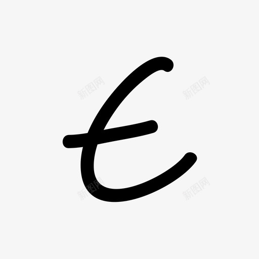 欧元符号硬币信用图标svg_新图网 https://ixintu.com 信用 欧元符号 硬币 货币