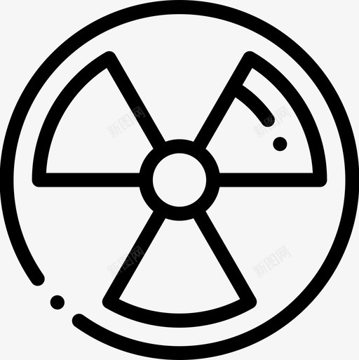 辐射物理12线性图标svg_新图网 https://ixintu.com 物理12 线性 辐射