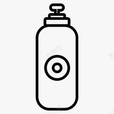 运动瓶矿泉水水瓶图标图标
