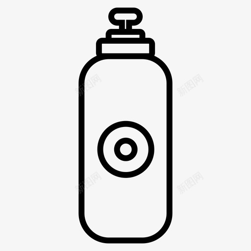 运动瓶矿泉水水瓶图标svg_新图网 https://ixintu.com 水瓶 矿泉水 运动瓶