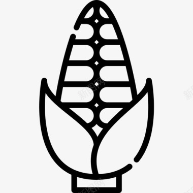 玉米感恩节27直系图标图标