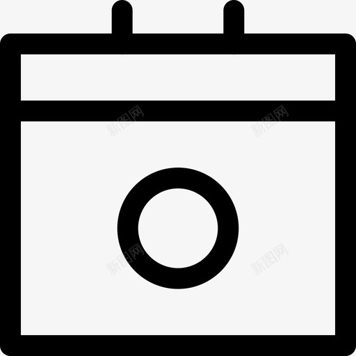 日历生日和派对2线性图标svg_新图网 https://ixintu.com 日历 生日和派对2 线性