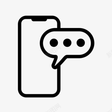 智能手机聊天通讯iphone图标图标