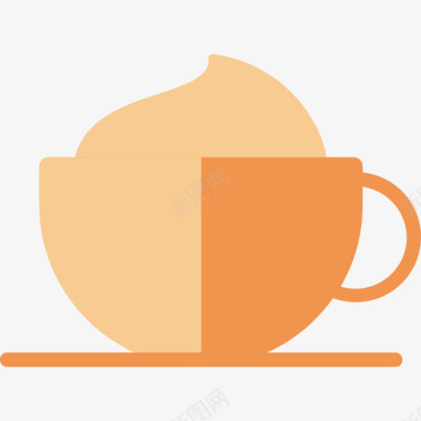 卡布奇诺咖啡7淡咖啡图标图标