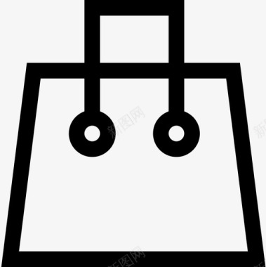 购物袋电子商务66线性图标图标