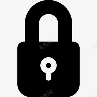 锁互联网安全36填充图标图标