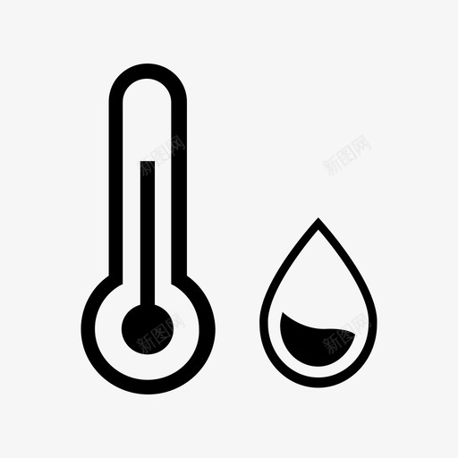 1 温湿度检测仪svg_新图网 https://ixintu.com 1 温湿度检测仪