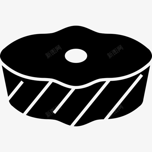糯米糕亚洲甜点图标svg_新图网 https://ixintu.com 中国新年图标 亚洲 传统 甜点 甜食 糯米糕 食物