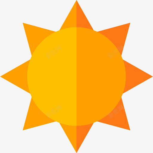 太阳太空80度平的图标svg_新图网 https://ixintu.com 太空80度 太阳 平的