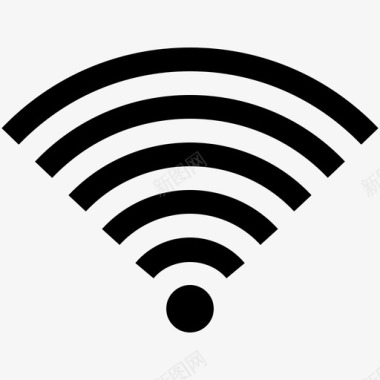 互联网wifi符号覆盖范围级别图标图标