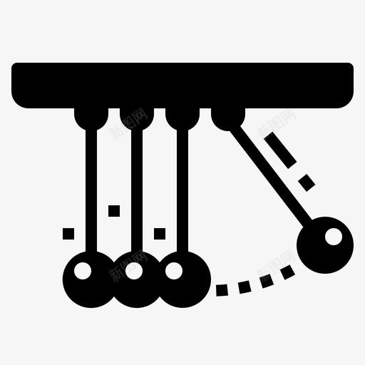 动量摇篮牛顿图标svg_新图网 https://ixintu.com 动量 摇篮 牛顿 物理 科学固体