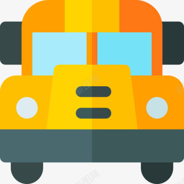 校车公共交通10平车图标图标