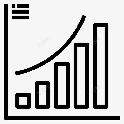 柱状图业务245线性图标svg_新图网 https://ixintu.com 业务245 柱状图 线性