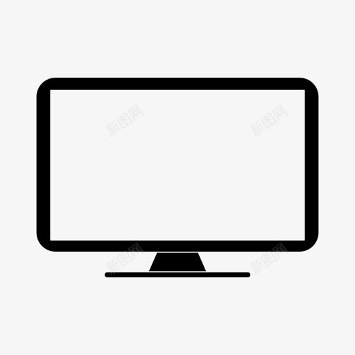 电视电脑液晶显示器图标svg_新图网 https://ixintu.com 屏幕 显示器 智能电视 液晶显示器 电脑 电视