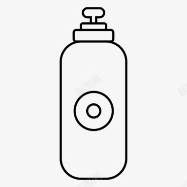 运动瓶矿泉水水瓶图标图标