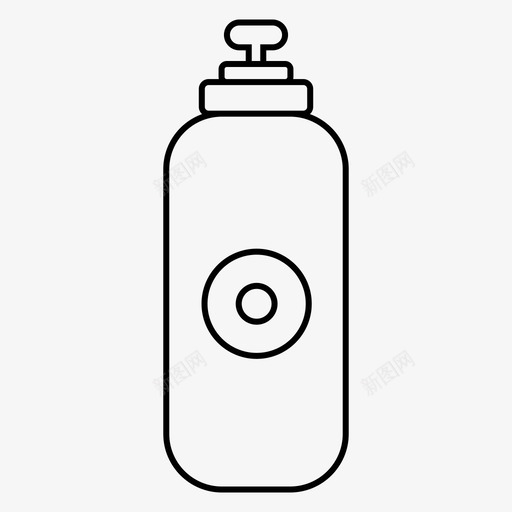 运动瓶矿泉水水瓶图标svg_新图网 https://ixintu.com 水瓶 矿泉水 运动瓶