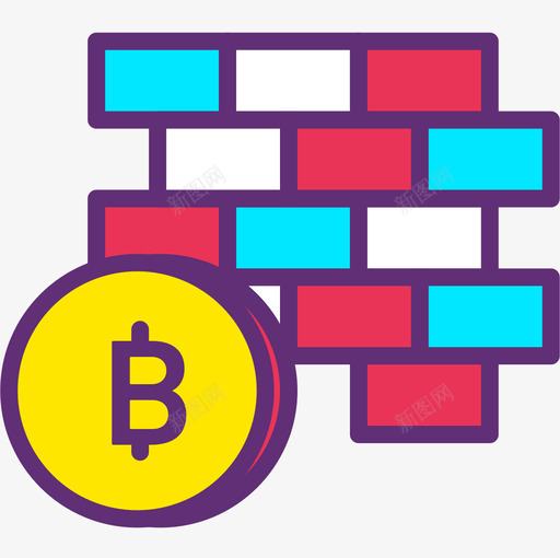 防火墙加密2附魔图标svg_新图网 https://ixintu.com 加密2 防火墙 附魔