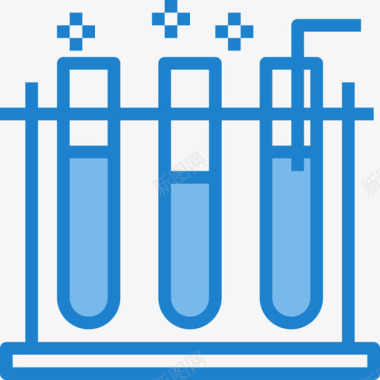 试管学校36蓝色图标图标