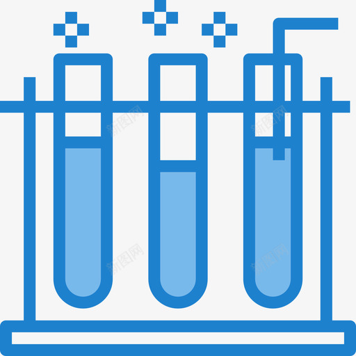 试管学校36蓝色图标svg_新图网 https://ixintu.com 学校36 蓝色 试管