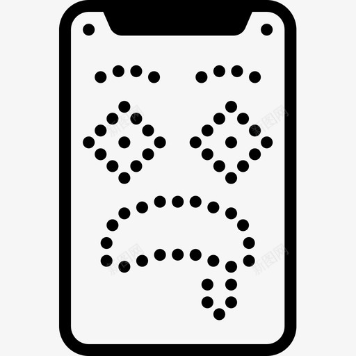 口水摩比肯线性图标svg_新图网 https://ixintu.com 口水 摩比肯 线性