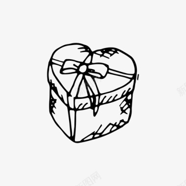 心盒礼物爱情图标图标